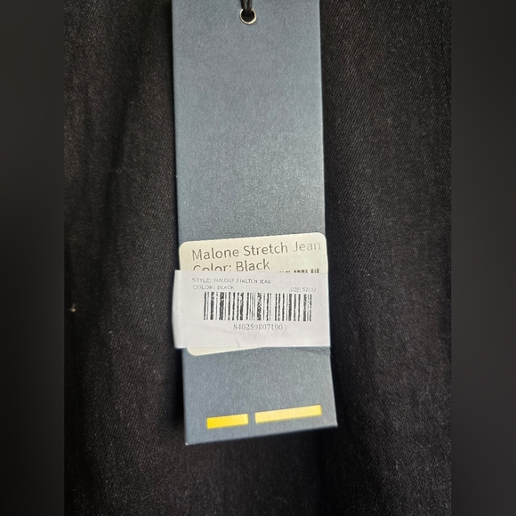 NWT!  Good Counsel, Malone Stretch Jean Straight Leg, Black 52x32 - Picture 8 of 9